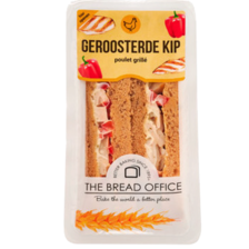 The Bread Office sandwich geroosterde kip